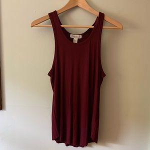 maroon tank